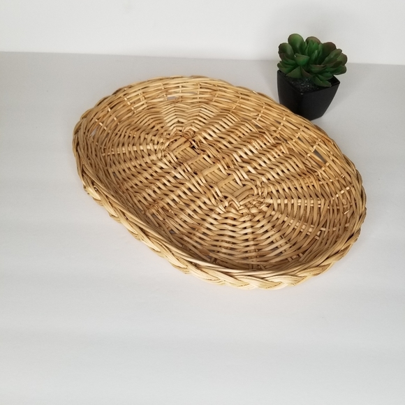 Other - Oval Wicker Basket